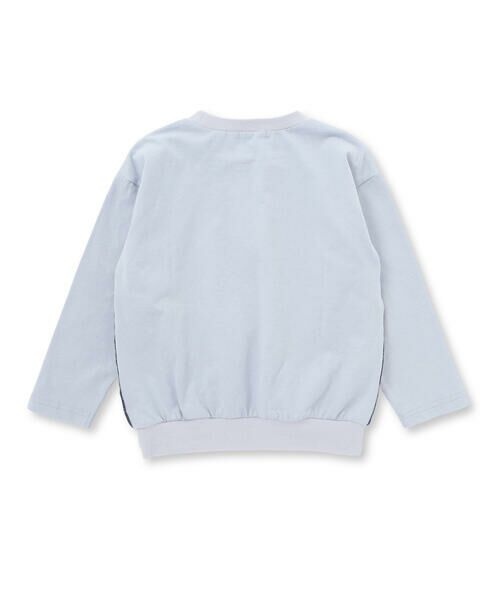 Noeil aime BeBe / ノイユ エーム べべ Tシャツ | 天竺チェックロゴ長袖Tシャツ(80~130cm) | 詳細9