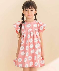 Noeil aime BeBe / ノイユ エーム べべ ミニ丈・ひざ丈ワンピース | 【お揃い】花柄プリント天竺ワンピース(80~130cm)