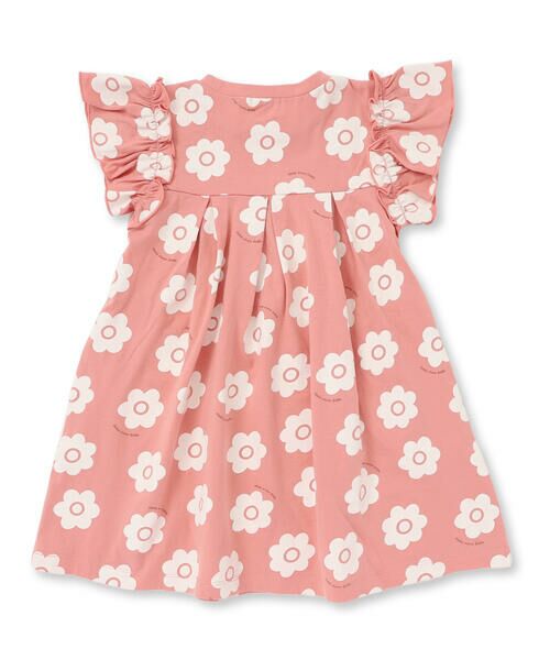 Noeil aime BeBe / ノイユ エーム べべ ミニ丈・ひざ丈ワンピース | 【お揃い】花柄プリント天竺ワンピース(80~130cm) | 詳細4