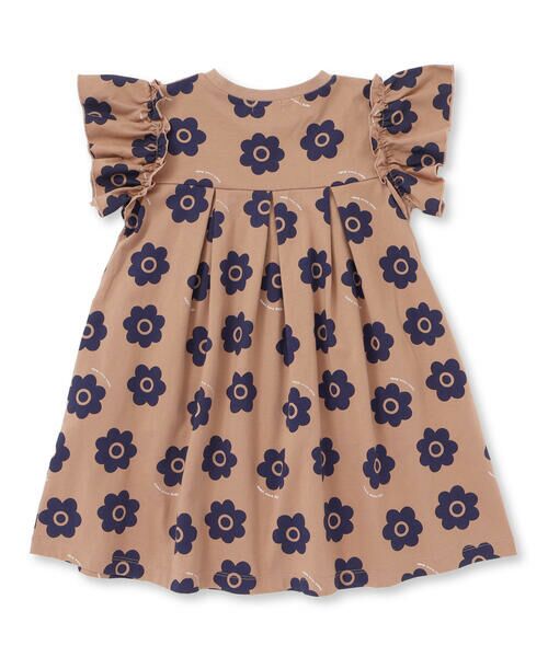 Noeil aime BeBe / ノイユ エーム べべ ミニ丈・ひざ丈ワンピース | 【お揃い】花柄プリント天竺ワンピース(80~130cm) | 詳細8