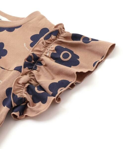 Noeil aime BeBe / ノイユ エーム べべ ミニ丈・ひざ丈ワンピース | 【お揃い】花柄プリント天竺ワンピース(80~130cm) | 詳細9