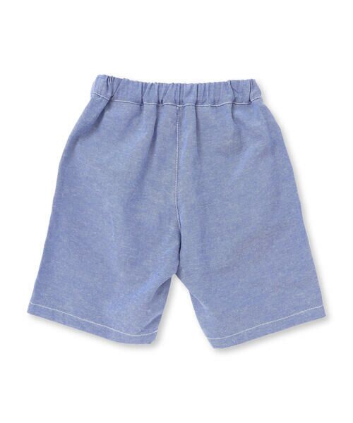 Noeil aime BeBe / ノイユ エーム べべ シャツ・ブラウス | 【お揃い】リップストップ・ダンガリー半袖シャツ+パンツセットアップ(90~130cm) | 詳細3