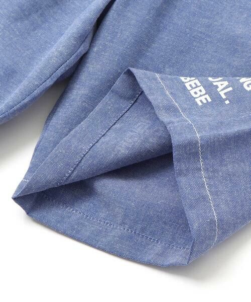 Noeil aime BeBe / ノイユ エーム べべ シャツ・ブラウス | 【お揃い】リップストップ・ダンガリー半袖シャツ+パンツセットアップ(90~130cm) | 詳細11