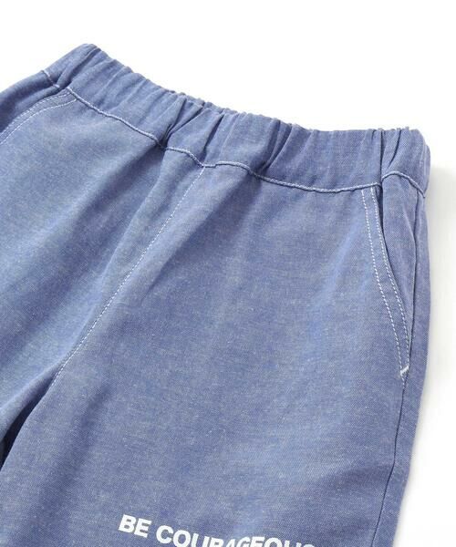 Noeil aime BeBe / ノイユ エーム べべ シャツ・ブラウス | 【お揃い】リップストップ・ダンガリー半袖シャツ+パンツセットアップ(90~130cm) | 詳細12