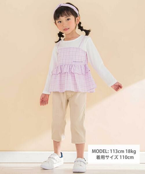 Noeil aime BeBe / ノイユ エーム べべ ショート・ハーフ・半端丈パンツ | 6分丈デニムニットパンツ(80~130cm) | 詳細6