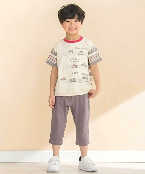 Noeil aime BeBe / ノイユ エーム べべ ショート・ハーフ・半端丈パンツ | 6分丈デニムニットパンツ(80~130cm) | 詳細9