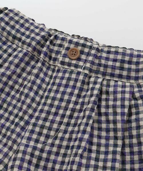 Noeil aime BeBe / ノイユ エーム べべ ショート・ハーフ・半端丈パンツ | チェックタック入りハーフパンツ(80~130cm) | 詳細6