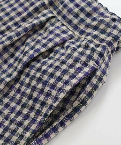 Noeil aime BeBe / ノイユ エーム べべ ショート・ハーフ・半端丈パンツ | チェックタック入りハーフパンツ(80~130cm) | 詳細7