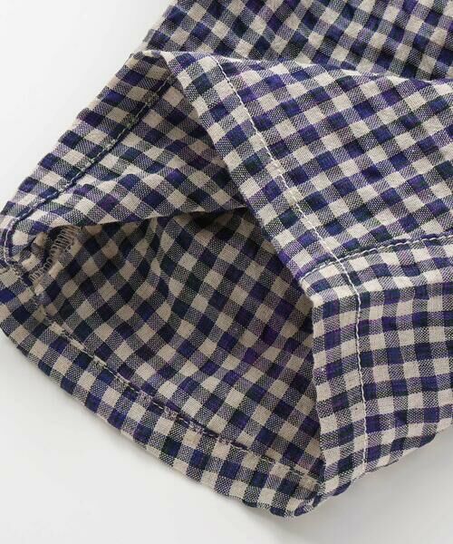 Noeil aime BeBe / ノイユ エーム べべ ショート・ハーフ・半端丈パンツ | チェックタック入りハーフパンツ(80~130cm) | 詳細8