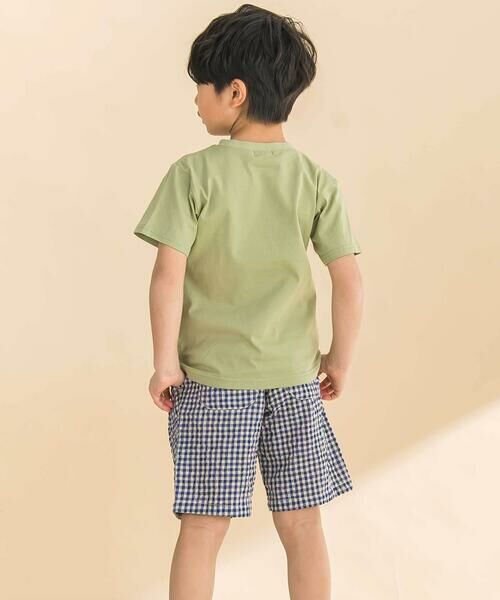 Noeil aime BeBe / ノイユ エーム べべ ショート・ハーフ・半端丈パンツ | チェックタック入りハーフパンツ(80~130cm) | 詳細3