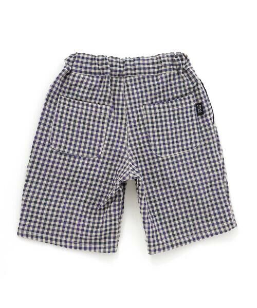 Noeil aime BeBe / ノイユ エーム べべ ショート・ハーフ・半端丈パンツ | チェックタック入りハーフパンツ(80~130cm) | 詳細5