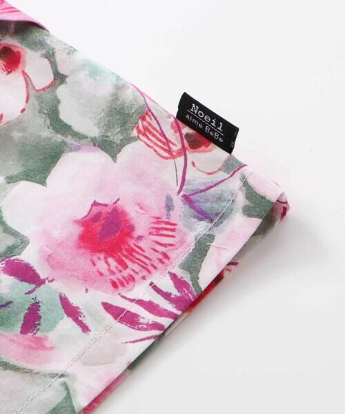 Noeil aime BeBe / ノイユ エーム べべ ミニ・ひざ丈スカート | 【お揃い】花柄チェックポケットフリルキュロット(90~130cm) | 詳細7