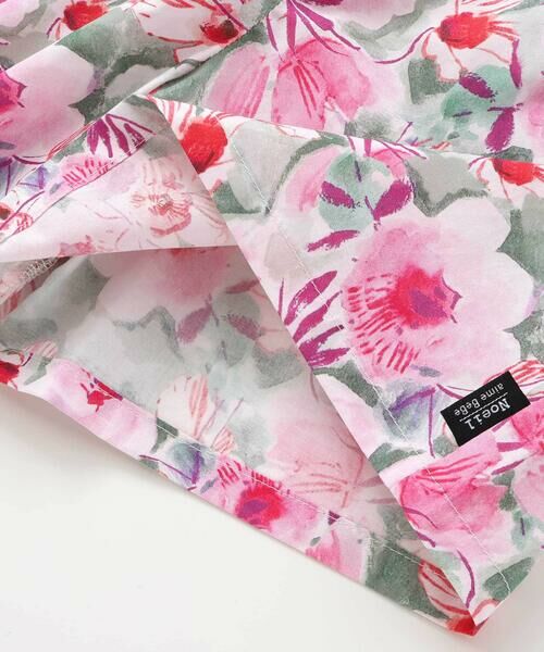 Noeil aime BeBe / ノイユ エーム べべ ミニ・ひざ丈スカート | 【お揃い】花柄チェックポケットフリルキュロット(90~130cm) | 詳細8