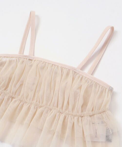 Noeil aime BeBe / ノイユ エーム べべ Tシャツ | チュールキャミソール重ね着フライス半袖Tシャツセット(90~130cm) | 詳細12