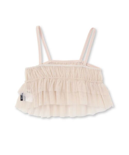 Noeil aime BeBe / ノイユ エーム べべ Tシャツ | チュールキャミソール重ね着フライス半袖Tシャツセット(90~130cm) | 詳細5