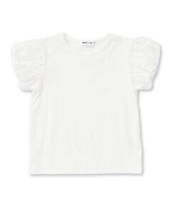 Noeil aime BeBe / ノイユ エーム べべ Tシャツ | フライスパフスリーブ半袖Tシャツ(80~130cm)