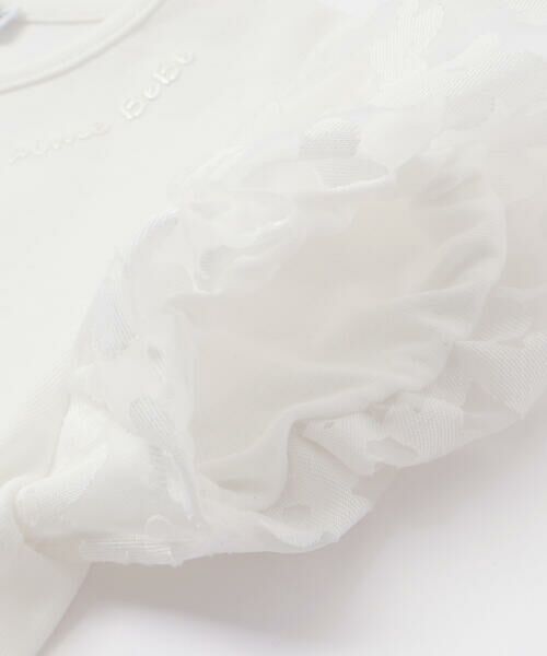 Noeil aime BeBe / ノイユ エーム べべ Tシャツ | フライスパフスリーブ半袖Tシャツ(80~130cm) | 詳細7