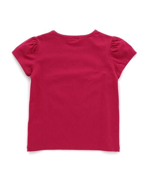 Noeil aime BeBe / ノイユ エーム べべ Tシャツ | 【お揃い】天竺花柄チェックパッチパフスリーブ半袖Tシャツ(80~130cm) | 詳細10