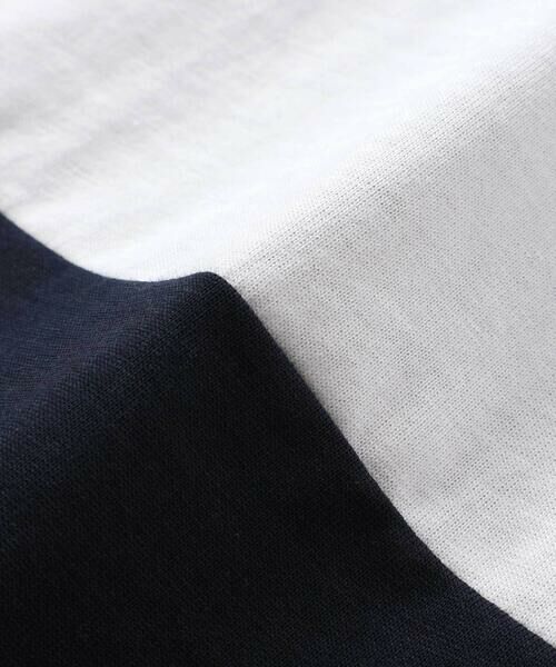 Noeil aime BeBe / ノイユ エーム べべ Tシャツ | 袖チェック配色半袖Tシャツ(80~130cm) | 詳細13