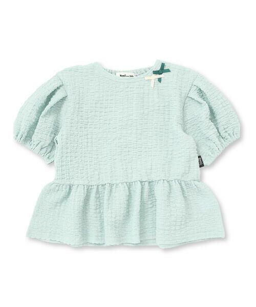 Noeil aime BeBe / ノイユ エーム べべ Tシャツ | ふくれジャガードバルーン袖Tシャツ(90~130cm) | 詳細10