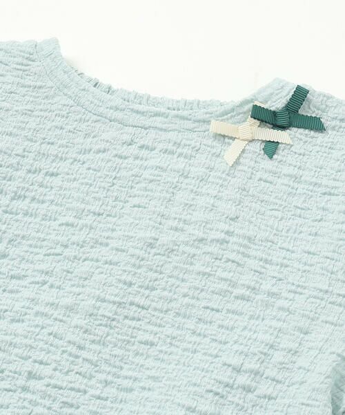 Noeil aime BeBe / ノイユ エーム べべ Tシャツ | ふくれジャガードバルーン袖Tシャツ(90~130cm) | 詳細12