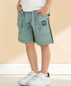 Noeil aime BeBe / ノイユ エーム べべ ショート・ハーフ・半端丈パンツ | ストレッチリップストップ切り替えショートパンツ(90~130cm)