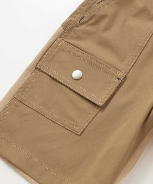 Noeil aime BeBe / ノイユ エーム べべ ショート・ハーフ・半端丈パンツ | ストレッチリップストップ切り替えショートパンツ(90~130cm) | 詳細15