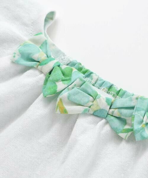 Noeil aime BeBe / ノイユ エーム べべ Tシャツ | 【お揃い】水彩花柄フレアTシャツ(80~130cm) | 詳細7