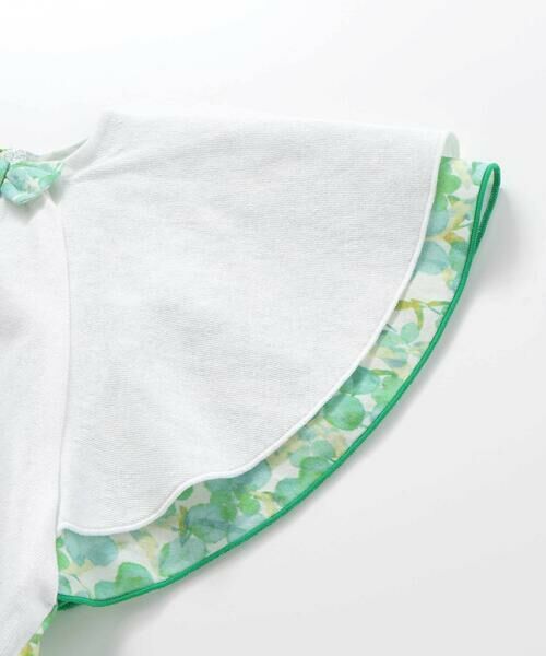 Noeil aime BeBe / ノイユ エーム べべ Tシャツ | 【お揃い】水彩花柄フレアTシャツ(80~130cm) | 詳細8