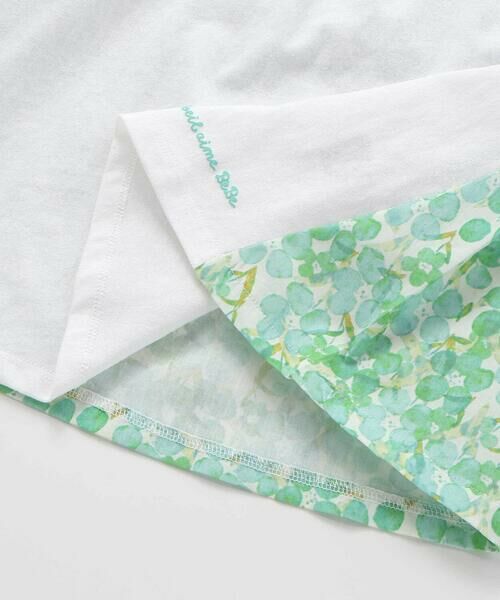 Noeil aime BeBe / ノイユ エーム べべ Tシャツ | 【お揃い】水彩花柄フレアTシャツ(80~130cm) | 詳細11