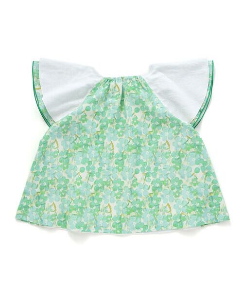 Noeil aime BeBe / ノイユ エーム べべ Tシャツ | 【お揃い】水彩花柄フレアTシャツ(80~130cm) | 詳細5