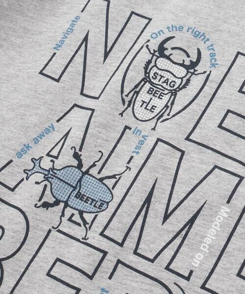 Noeil aime BeBe / ノイユ エーム べべ Tシャツ | 袖配色天竺半袖Tシャツ(80~130cm) | 詳細15