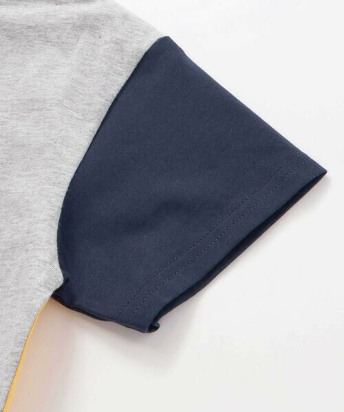 Noeil aime BeBe / ノイユ エーム べべ Tシャツ | 袖配色天竺半袖Tシャツ(80~130cm) | 詳細16