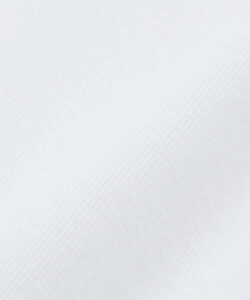 Noeil aime BeBe / ノイユ エーム べべ ミニ丈・ひざ丈ワンピース | 【お揃い】ドットドビーxストレッチフライス肩フリルドッキングワンピース(80~130cm) | 詳細16