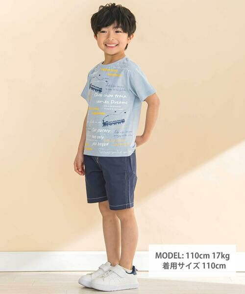 Noeil aime BeBe / ノイユ エーム べべ ショート・ハーフ・半端丈パンツ | ストレッチキャンバスショートパンツ(80~130cm) | 詳細1