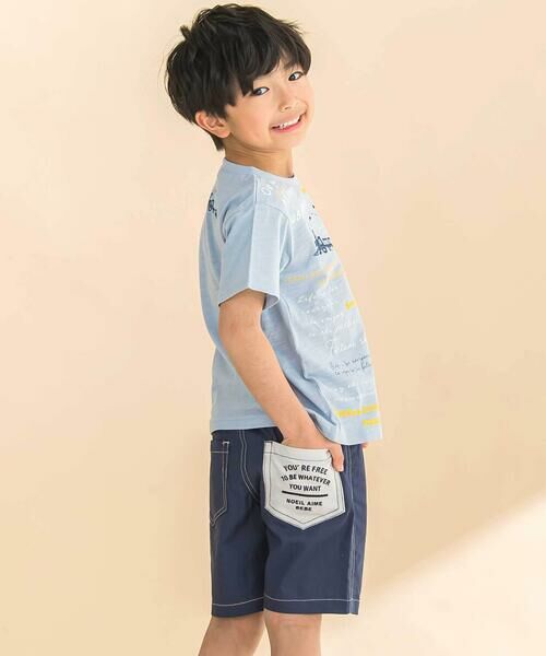 Noeil aime BeBe / ノイユ エーム べべ ショート・ハーフ・半端丈パンツ | ストレッチキャンバスショートパンツ(80~130cm) | 詳細2