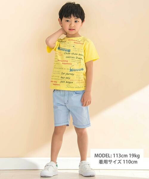 Noeil aime BeBe / ノイユ エーム べべ ショート・ハーフ・半端丈パンツ | ストレッチキャンバスショートパンツ(80~130cm) | 詳細7