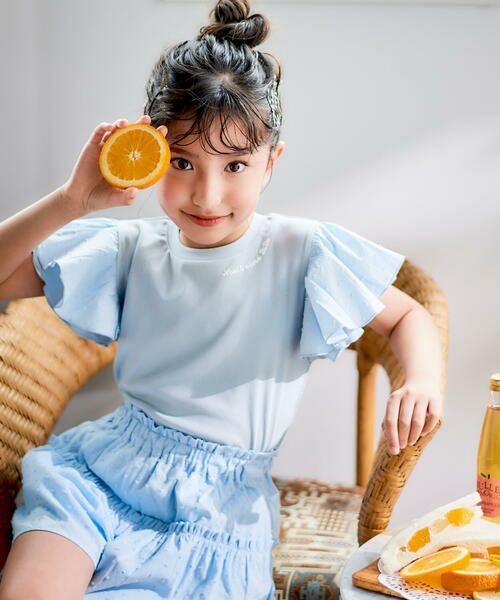 Noeil aime BeBe / ノイユ エーム べべ その他パンツ | 【お揃い】ドットドビーティアードキュロット(90~130cm) | 詳細13