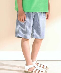 Noeil aime BeBe / ノイユ エーム べべ ショート・ハーフ・半端丈パンツ | 【お揃い】チェック柄ボーダー柄ハーフパンツ(90~130cm)