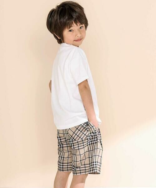 Noeil aime BeBe / ノイユ エーム べべ ショート・ハーフ・半端丈パンツ | 【お揃い】チェック柄ボーダー柄ハーフパンツ(90~130cm) | 詳細12