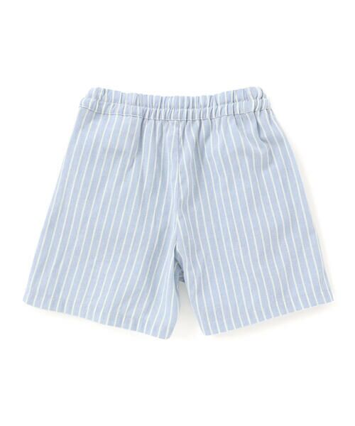 Noeil aime BeBe / ノイユ エーム べべ ショート・ハーフ・半端丈パンツ | 【お揃い】チェック柄ボーダー柄フリル付きショートパンツ(90~130cm) | 詳細5