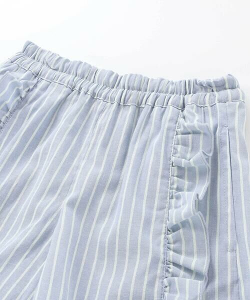 Noeil aime BeBe / ノイユ エーム べべ ショート・ハーフ・半端丈パンツ | 【お揃い】チェック柄ボーダー柄フリル付きショートパンツ(90~130cm) | 詳細6