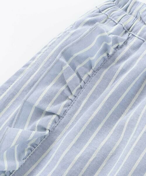 Noeil aime BeBe / ノイユ エーム べべ ショート・ハーフ・半端丈パンツ | 【お揃い】チェック柄ボーダー柄フリル付きショートパンツ(90~130cm) | 詳細7