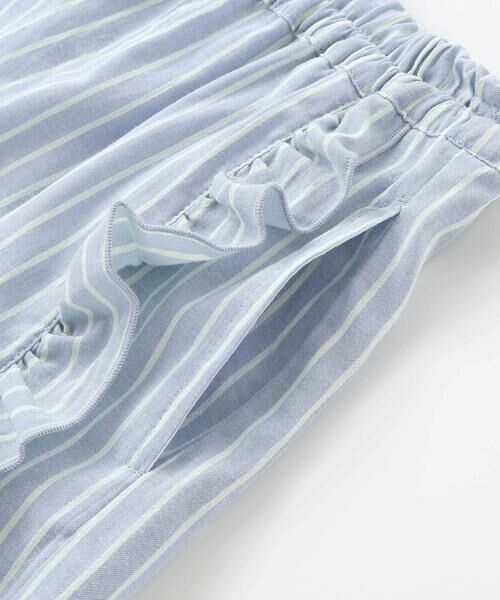 Noeil aime BeBe / ノイユ エーム べべ ショート・ハーフ・半端丈パンツ | 【お揃い】チェック柄ボーダー柄フリル付きショートパンツ(90~130cm) | 詳細8