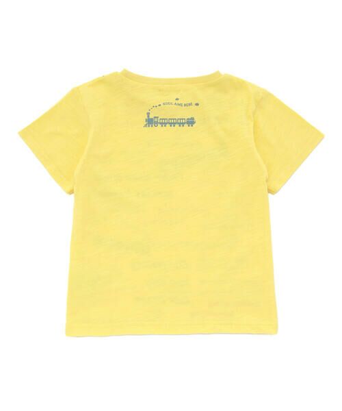 Noeil aime BeBe / ノイユ エーム べべ Tシャツ | スラブ天竺トレインプリント半袖Tシャツ(80~130cm) | 詳細10
