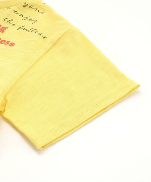 Noeil aime BeBe / ノイユ エーム べべ Tシャツ | スラブ天竺トレインプリント半袖Tシャツ(80~130cm) | 詳細13