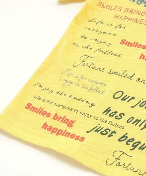 Noeil aime BeBe / ノイユ エーム べべ Tシャツ | スラブ天竺トレインプリント半袖Tシャツ(80~130cm) | 詳細14