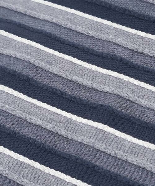 Noeil aime BeBe / ノイユ エーム べべ Tシャツ | 【お揃い】天竺ｘリップルボーダーAライン半袖Tシャツ(80~130cm) | 詳細12