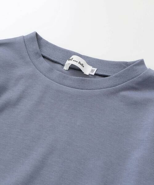 Noeil aime BeBe / ノイユ エーム べべ ミニ丈・ひざ丈ワンピース | 【お揃い】花柄付け襟＋花柄切り替えスムース長袖ワンピース(80~130cm) | 詳細16