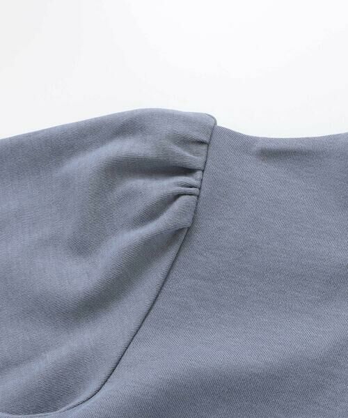 Noeil aime BeBe / ノイユ エーム べべ ミニ丈・ひざ丈ワンピース | 【お揃い】花柄付け襟＋花柄切り替えスムース長袖ワンピース(80~130cm) | 詳細17